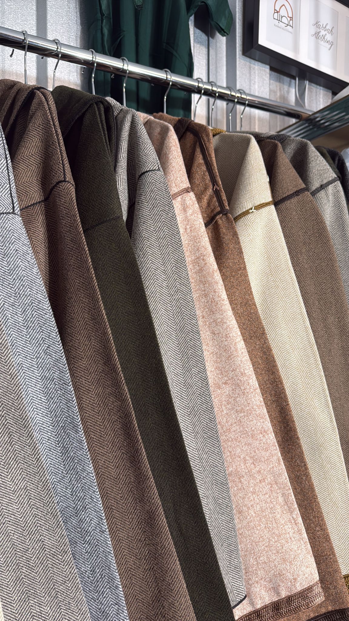 Tweed Djellaba Hoodie Thobe