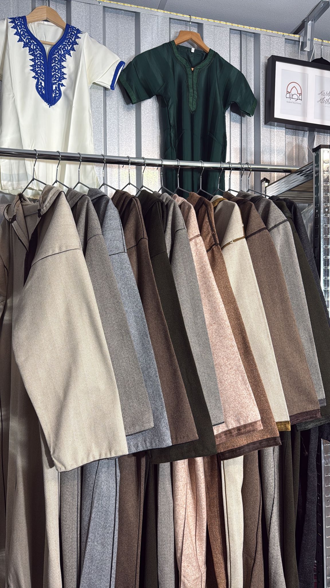 Tweed Djellaba Hoodie Thobe